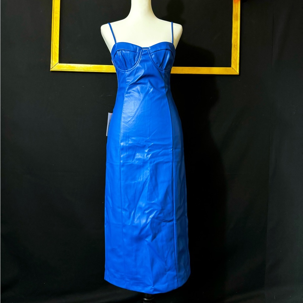 Faux Leather dress